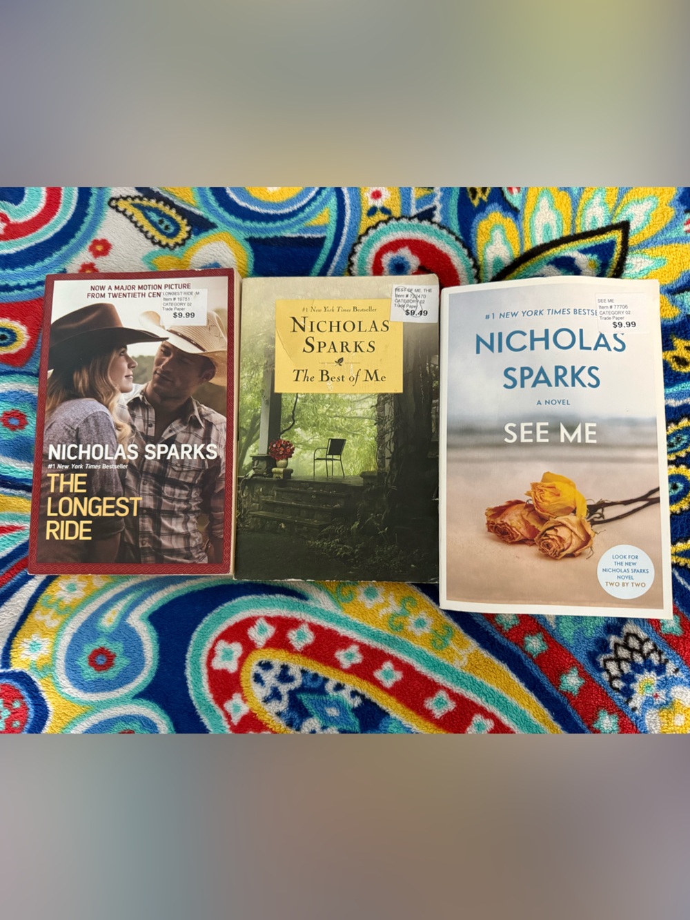 Nicholas Sparks Collection 3 Books Love stories